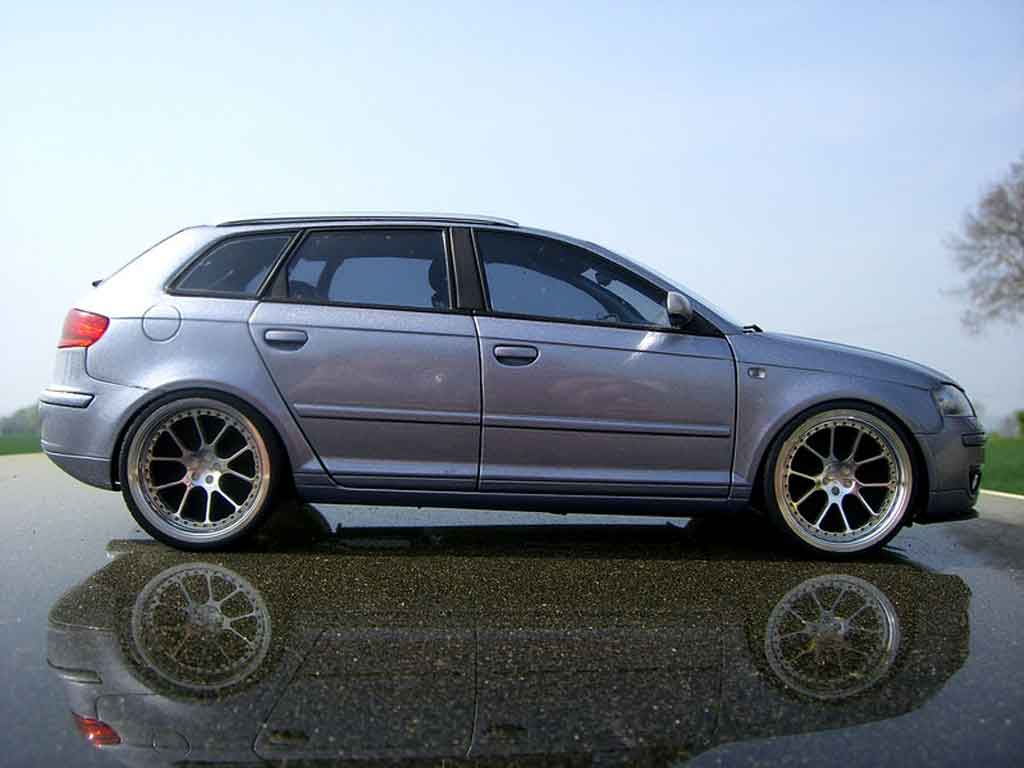 Audi A3 blanche Miniature 