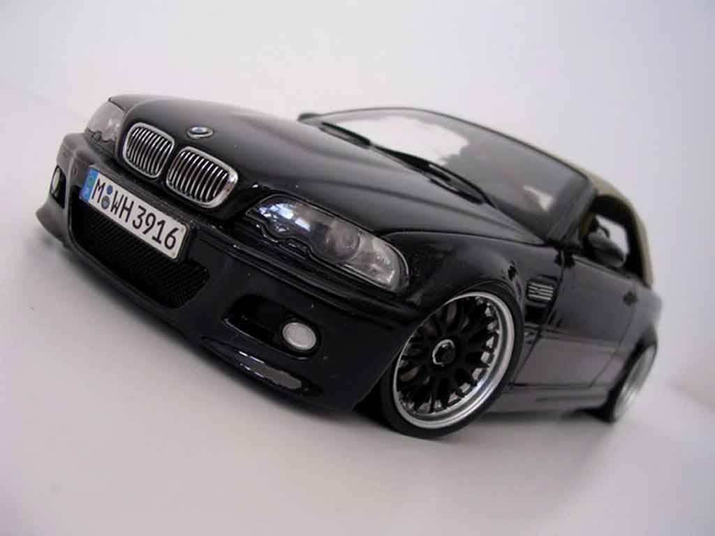 BMW M3 E92 noire miniature by Motor Max 1/18 mtm73182blk