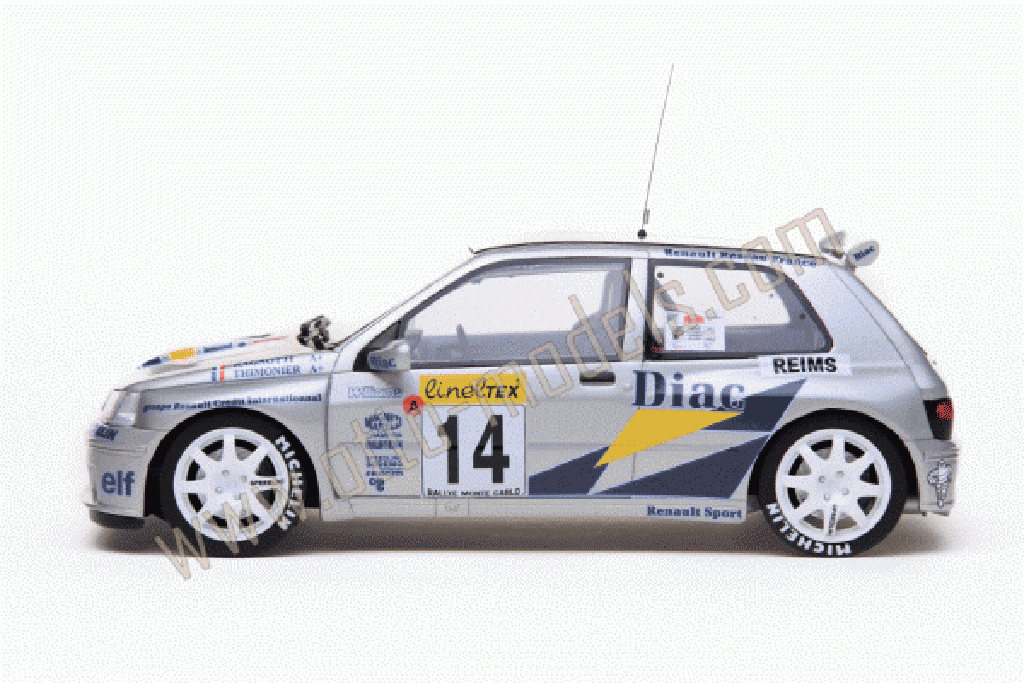 Miniature 1/43 RENAULT Clio N°0 Monte Carlo 2020 I RS Automobiles