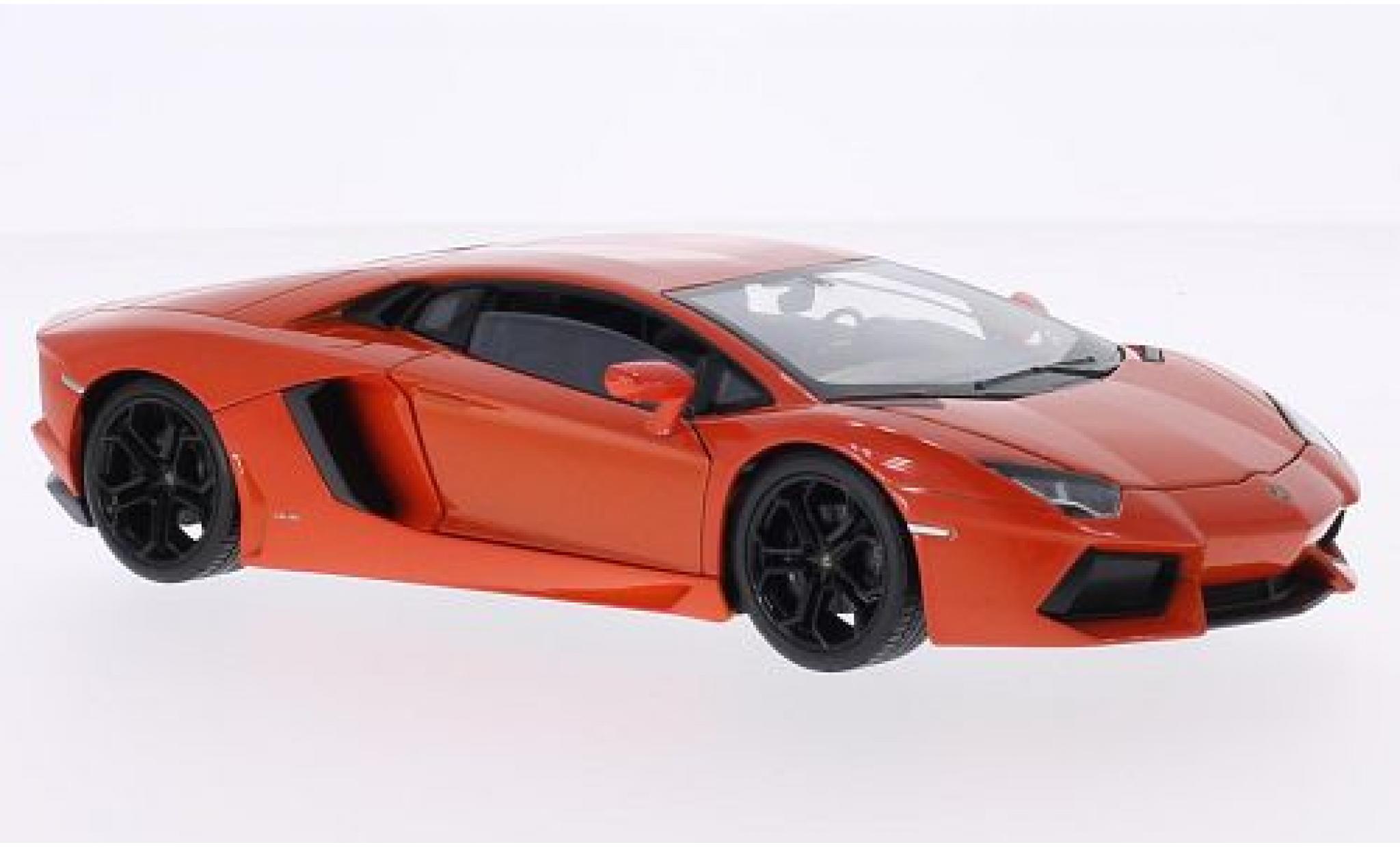 Modèle réduit de voiture : Lamborghini Aventador LP Echelle 1/24 Rouge