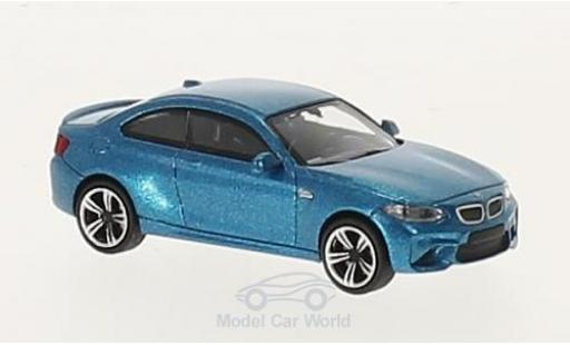 Miniature Bmw M2 1/18 GT Spirit (F22) CS Metallise Bleue - Voiture