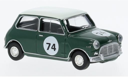 Mini Cooper SE blanc / argent 1:18 Norev